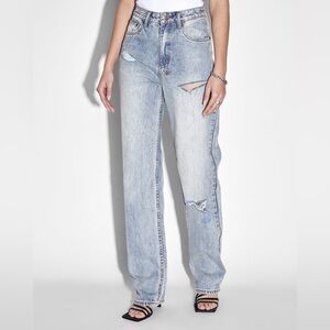 NWT Ksubi x Kendall Jenner Playback Skream Trashed Jean, size 28